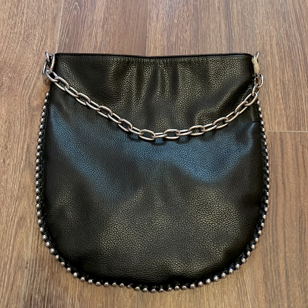STEVE MADDEN STUDDED HOBO/SADDLE BAG